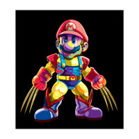 Mario Bros Action Fight Game 2 (Print Only)