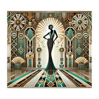 Art Deco Glamour Woman (Print Only)