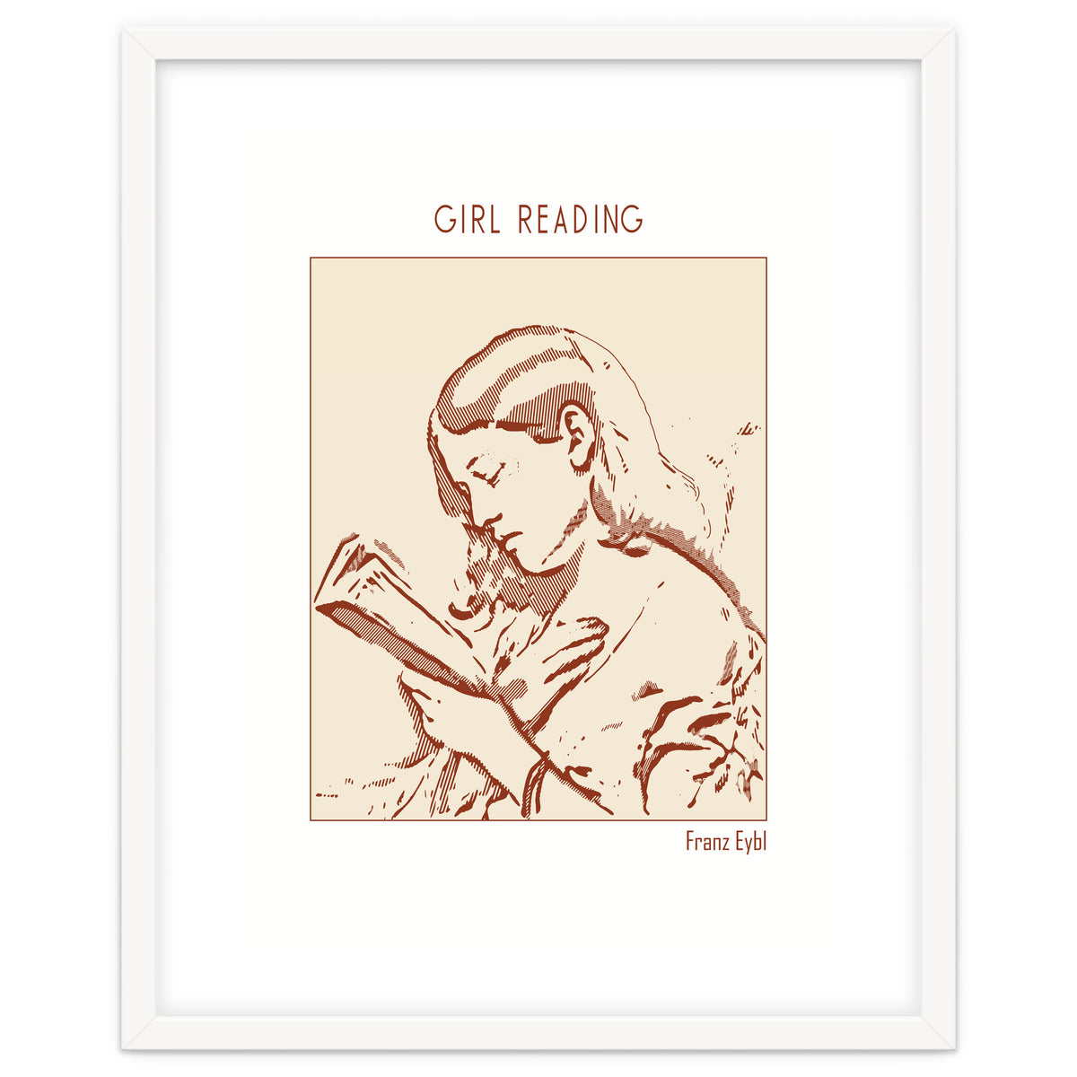 Girl Reading – Franz Eybl