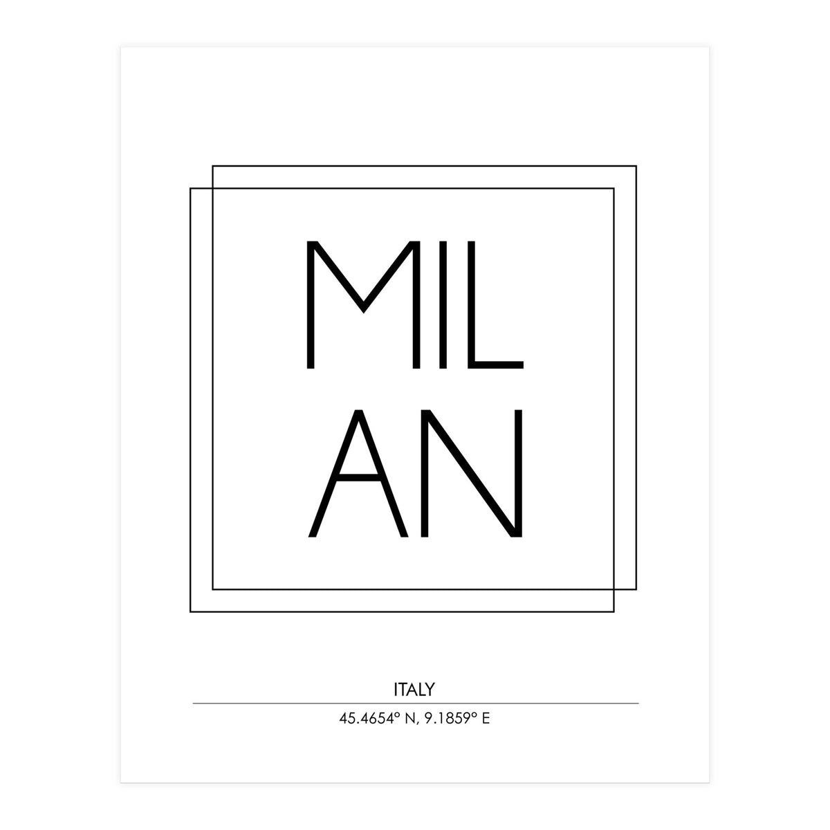 Milan (Print Only)