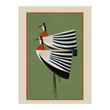 Striped Bird Pair (Print Only) thumbnail