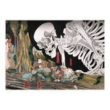 Utagawa Kuniyoshi – Mitsukuni Defying the Skeleton Specter (1910) | Dramatic Japanese Ukiyo-e Masterpiece (Print Only) thumbnail