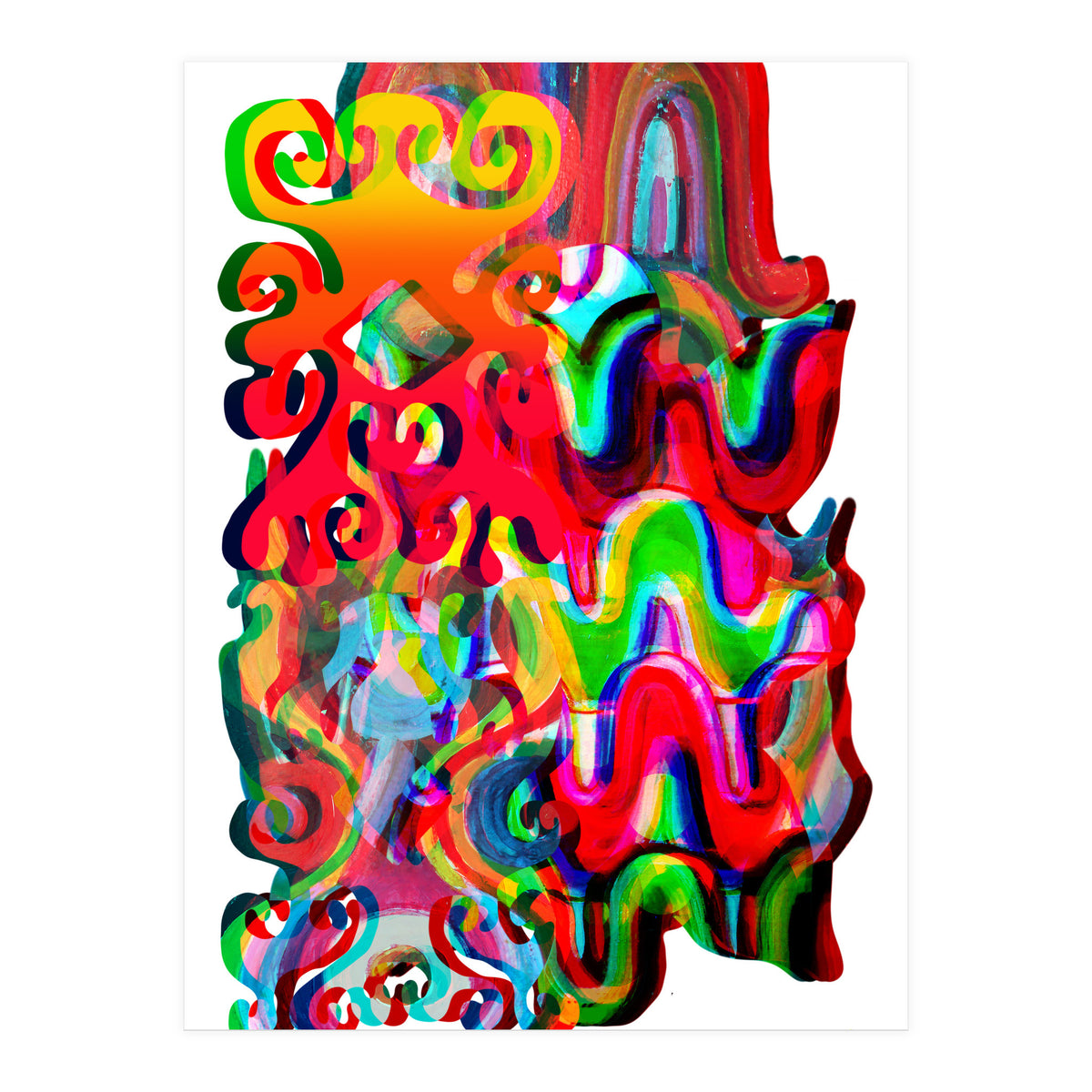Pop Abstract Asimetrico 37 Copia (Print Only)
