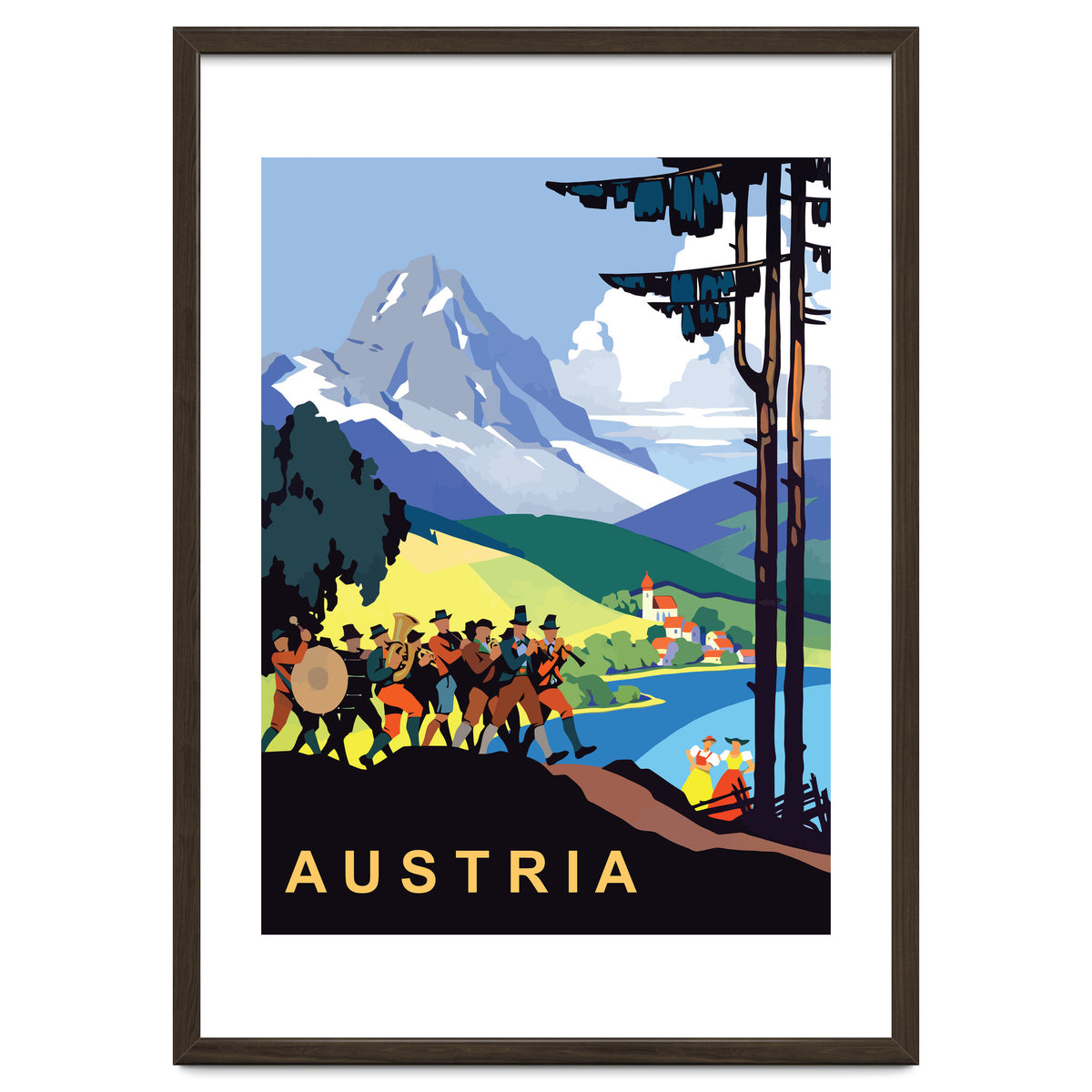 Austria, Music Orchestra on Picnic