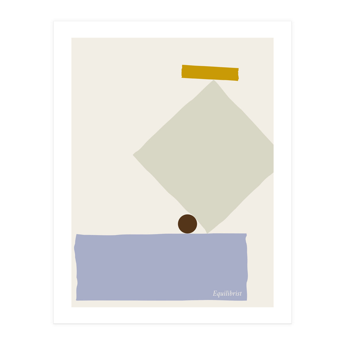 expectant iteration equilibrist (Print Only)