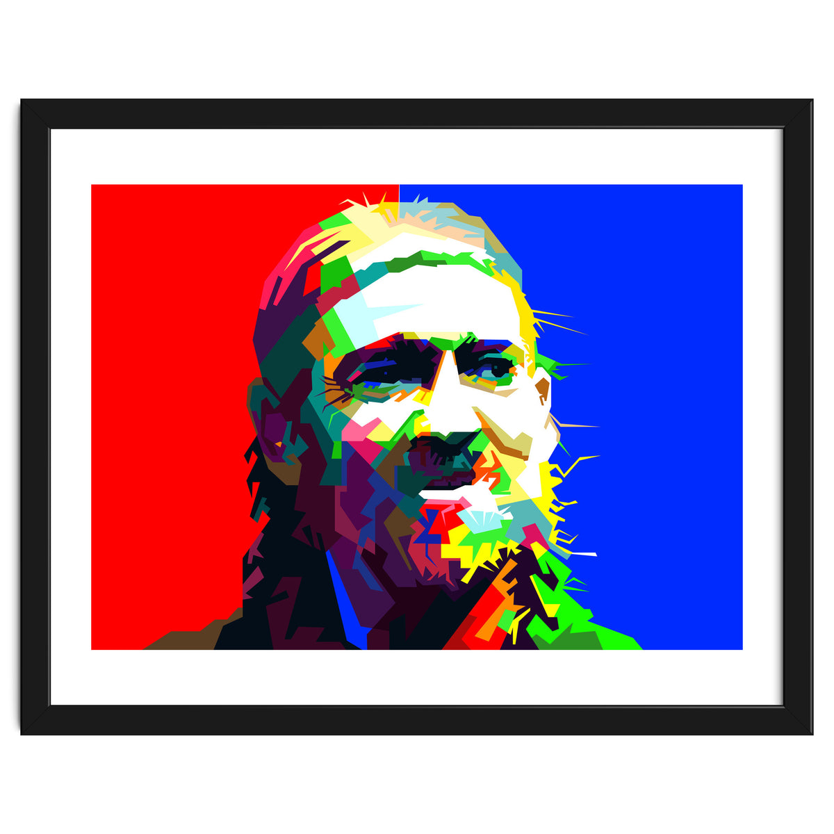 Willie Nelson Pop Art WPAP