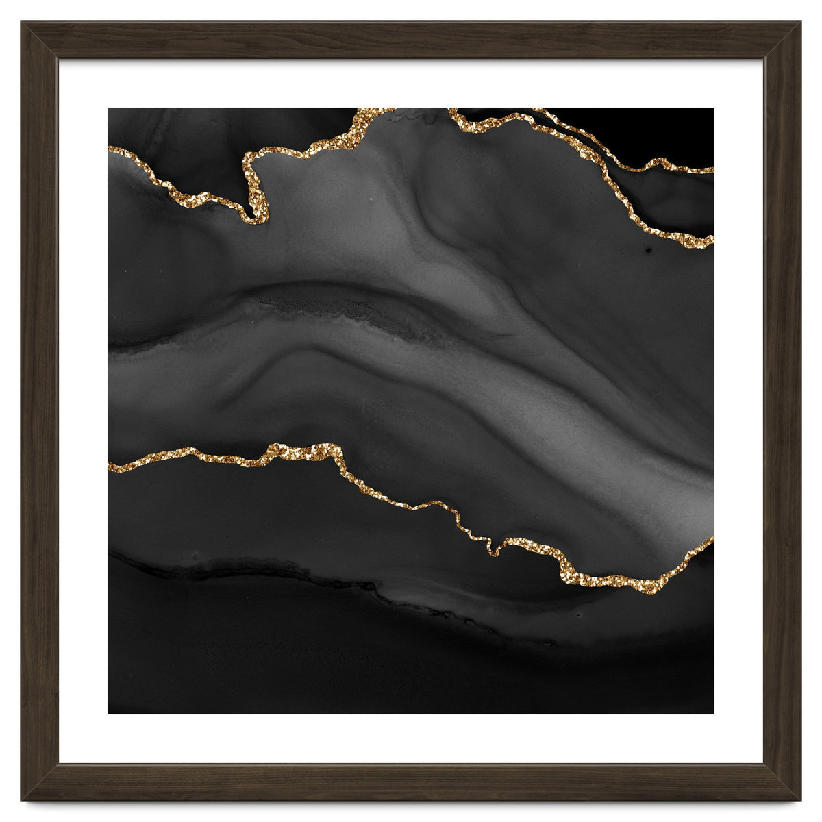 Black & Gold Agate Texture 01