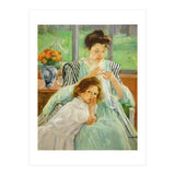Young mother sewing, 1901 Canvas,92,4 x 73,7 cm. (Print Only) thumbnail