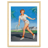 Pinup Girl On The Tennis Course thumbnail