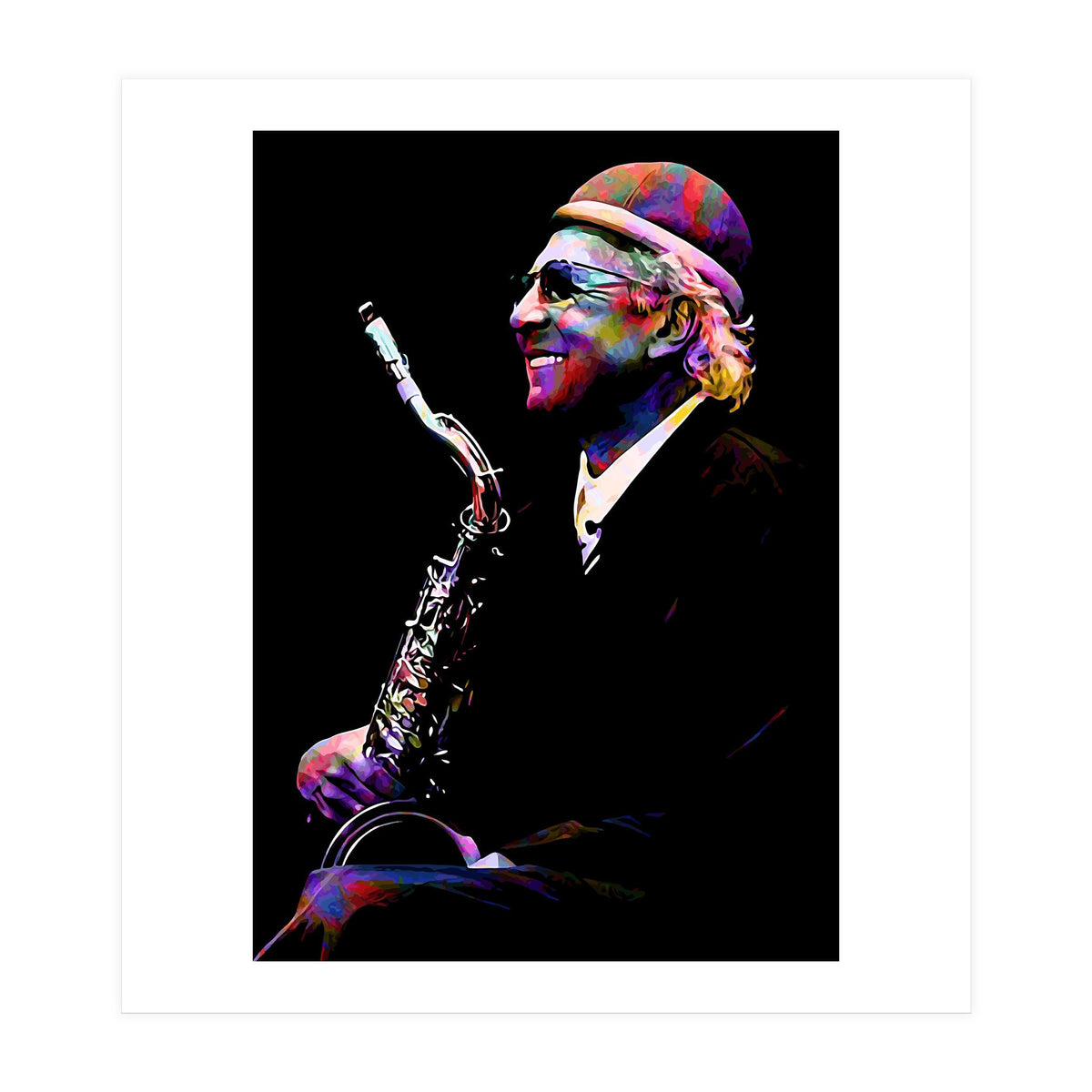 Charles Lloyd Jazz Saxophonist (Print Only)