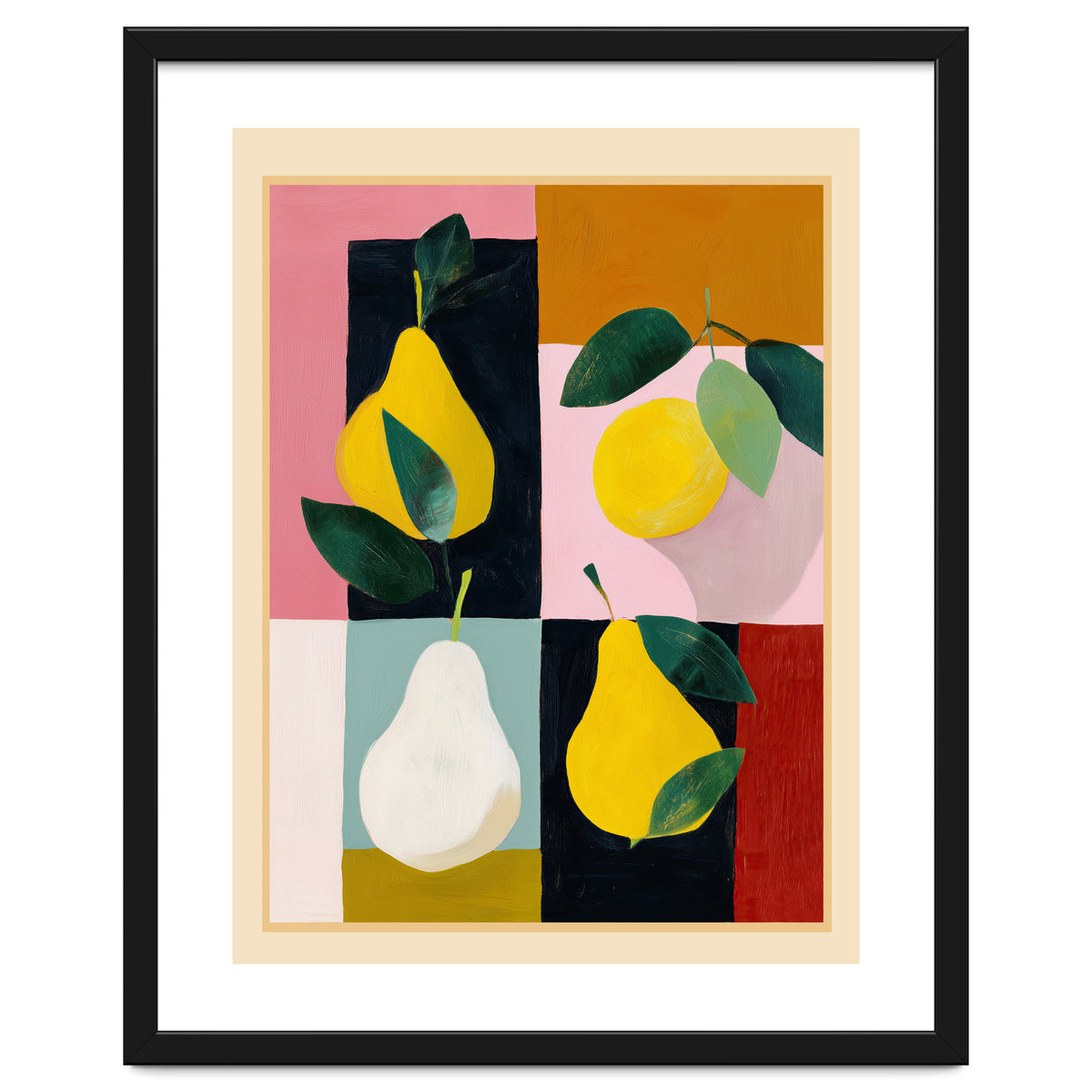 Modern Pears Still Life I