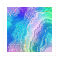 Neon Agate Texture 04 (Print Only)
