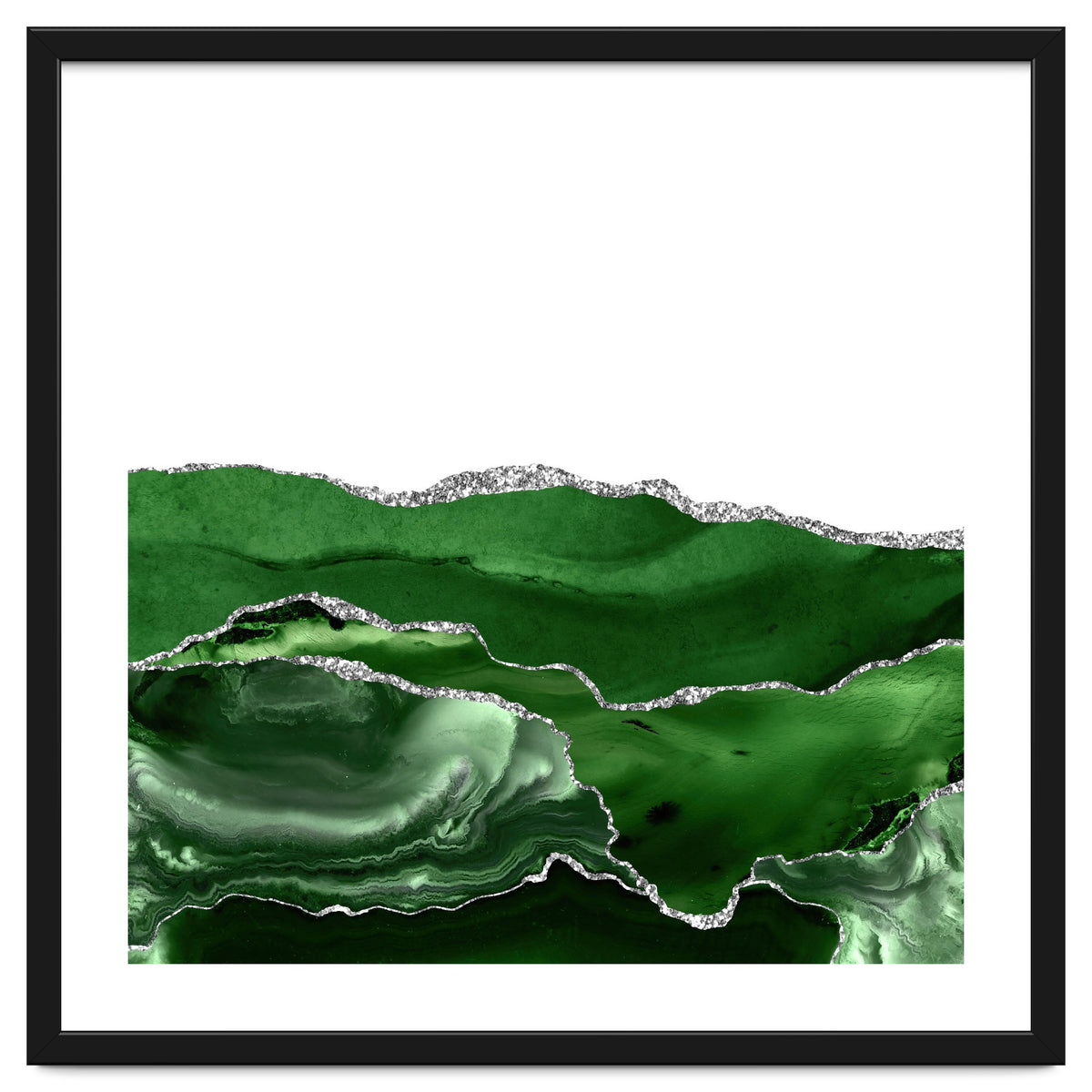 Green & Silver Agate Texture 07