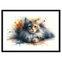 Whimsical Kitten Splash