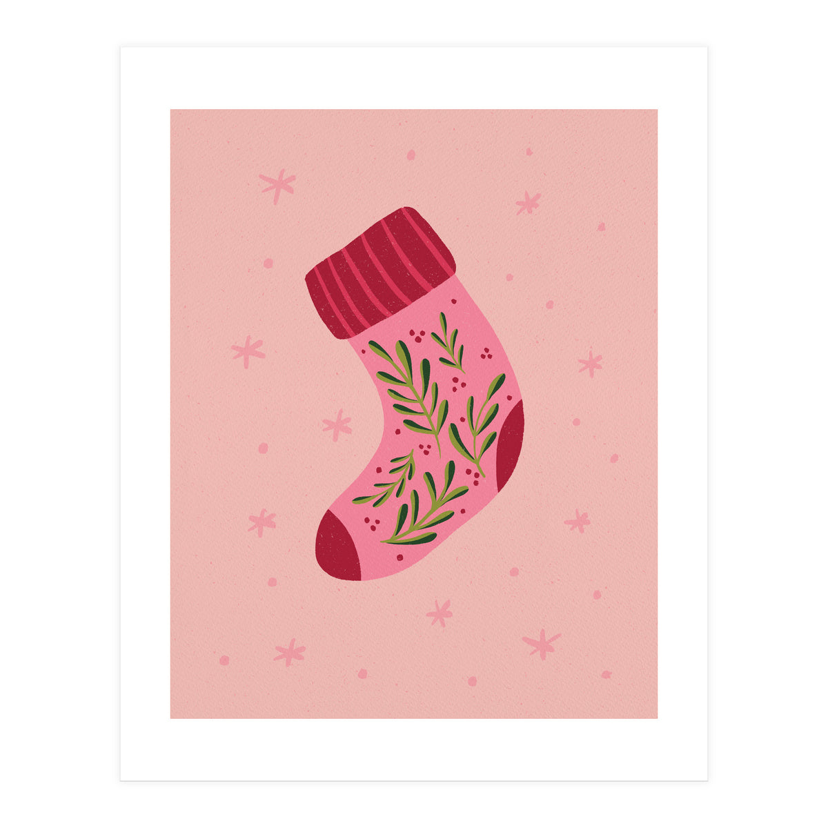 Christmas Sock (Print Only)