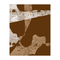Brown Abstract Minimalist (Print Only)