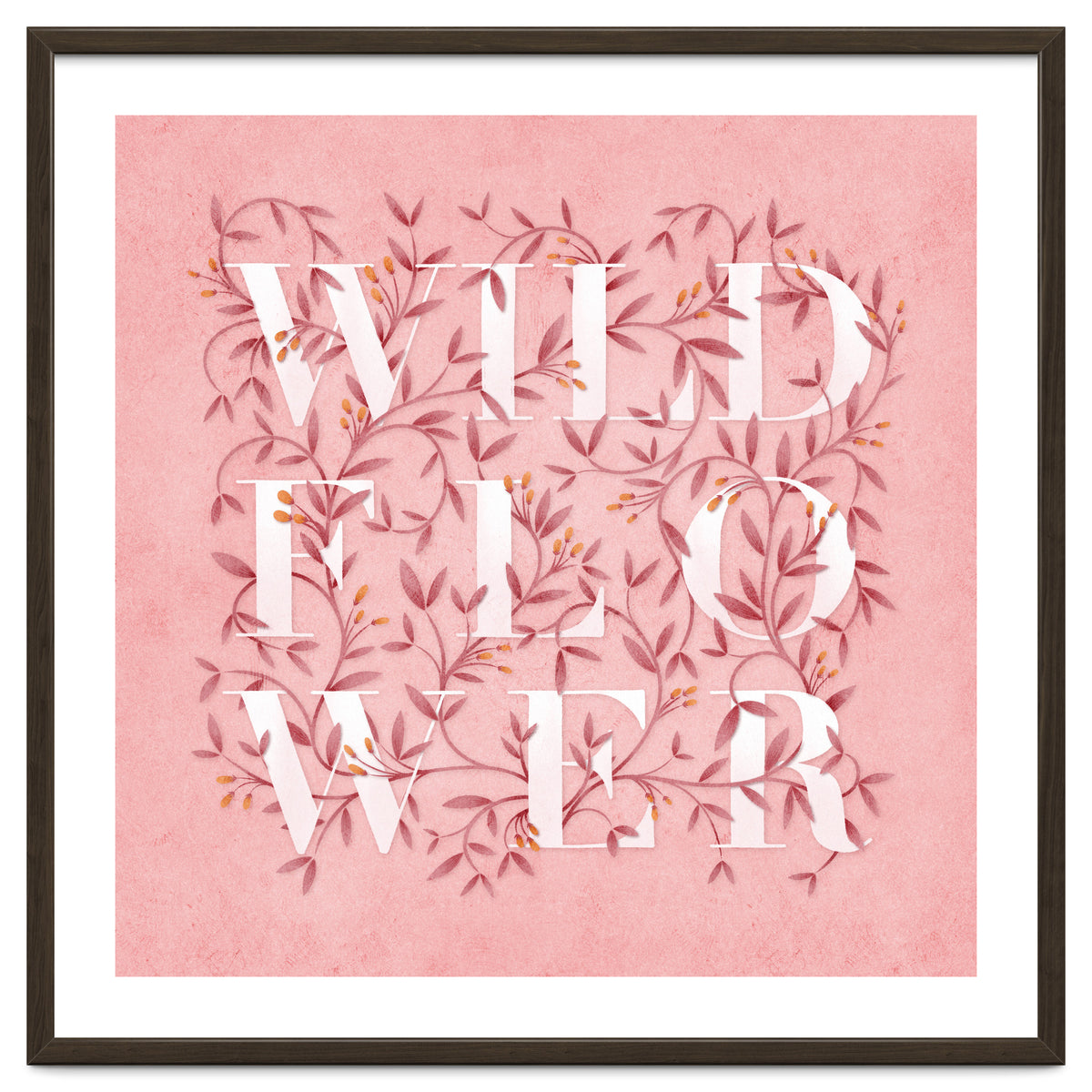 Wild Flower Typography