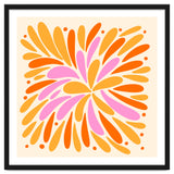 Floral Burst - pink, yellow and orange thumbnail