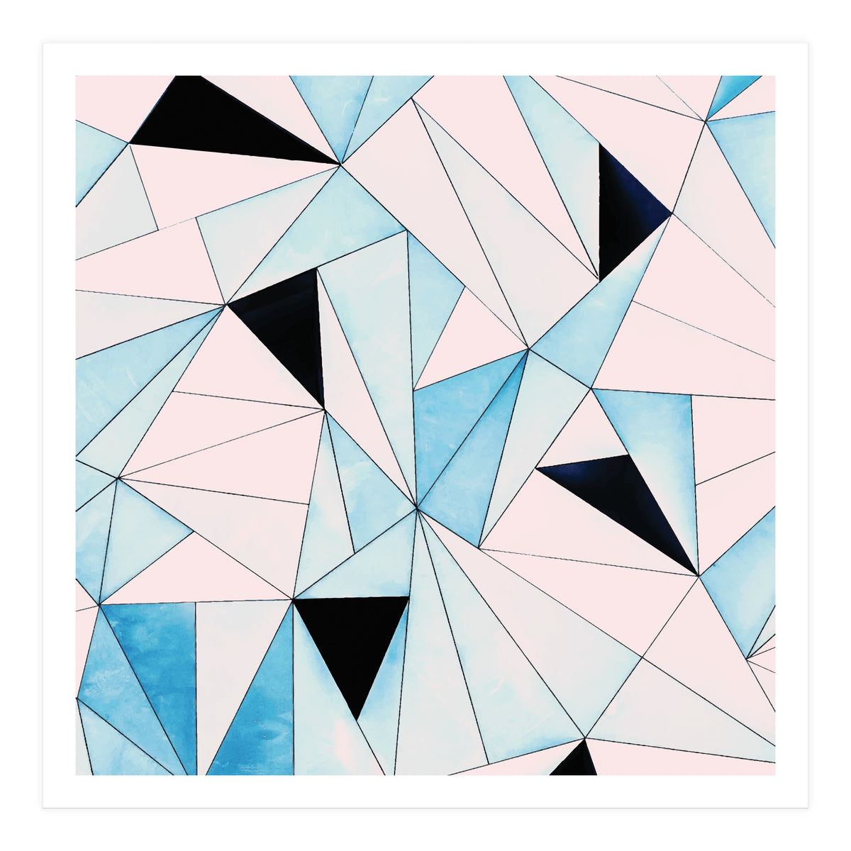 Geometric Washout #society6 #decor #buyart (Print Only)