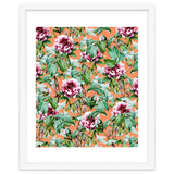 Frosty Florals || #society6 #decor #buyart thumbnail