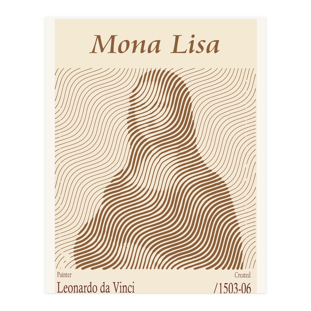 Mona Lisa – Leonardo Da Vinci (1503 06) (Print Only)