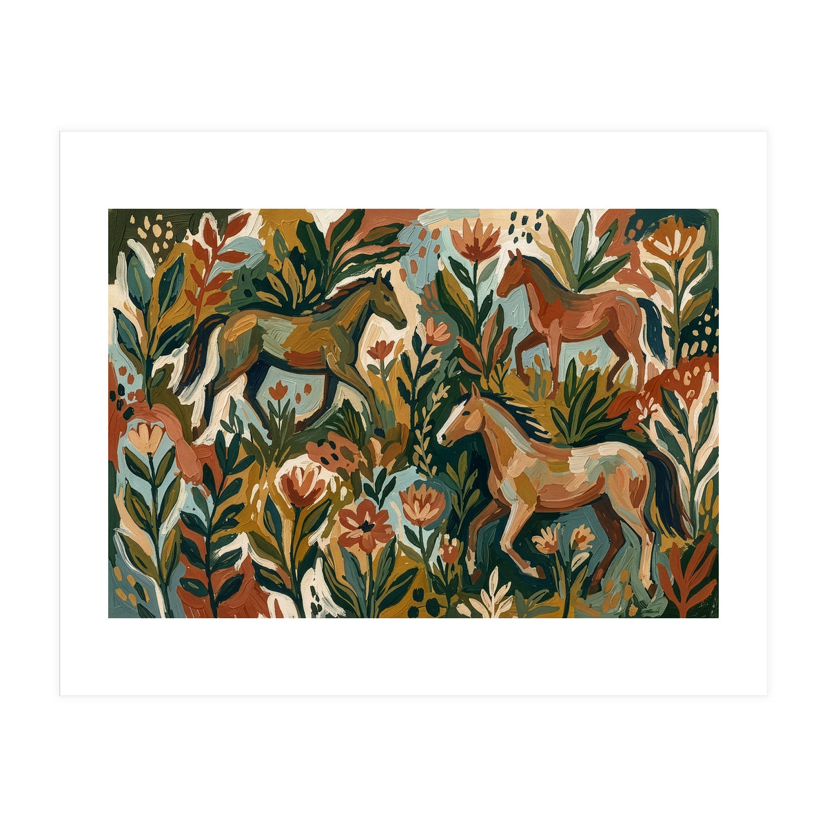 Galloping Meadow Serenity (Print Only)