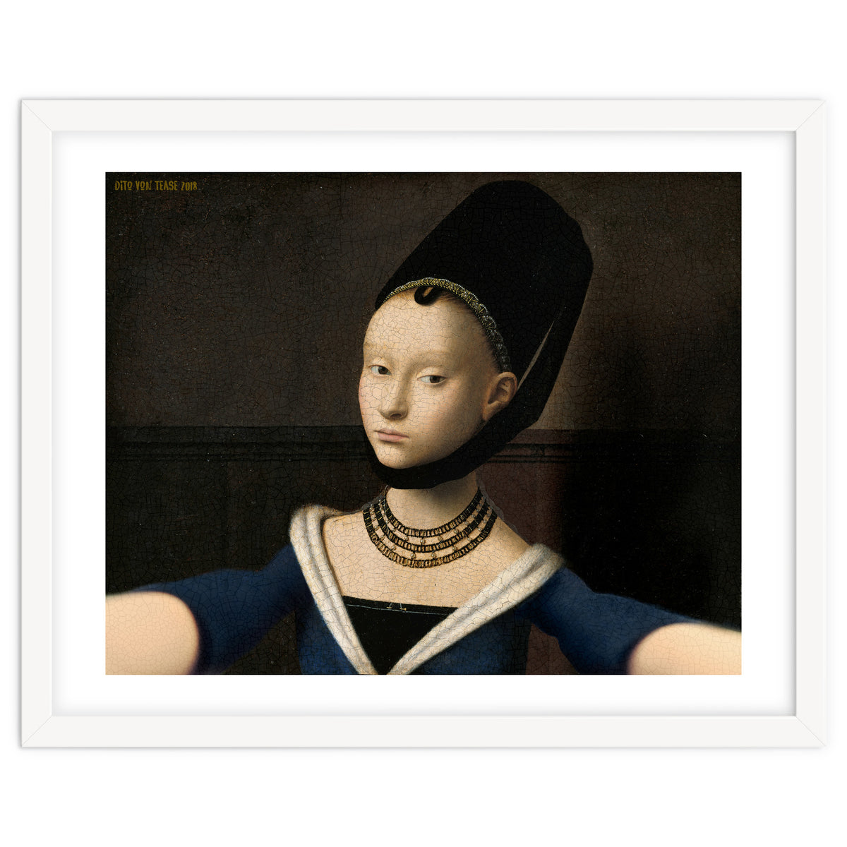 Petrus Christus  - Young Woman - Selfie