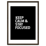 keep calm and stay focused thumbnail