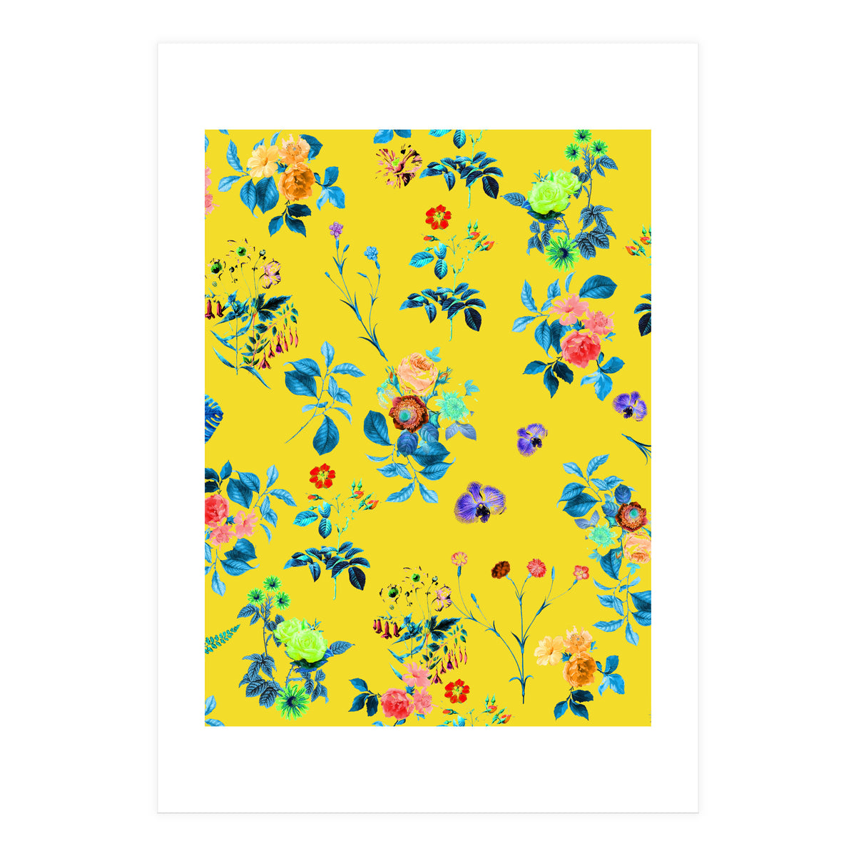 Floral Shower || #society6 #decor #buyart (Print Only)