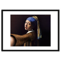 Girl With A Pearl Earring - Vermeer - Selfie