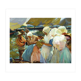 Joaquín Sorolla / 'Women of Valencia at the Beach', 1915, Oil on canvas, 93 x 126 cm. (Print Only) thumbnail