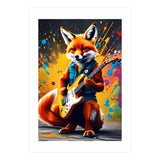 The Fox Plays The Guitar, Graffiti (Print Only) thumbnail