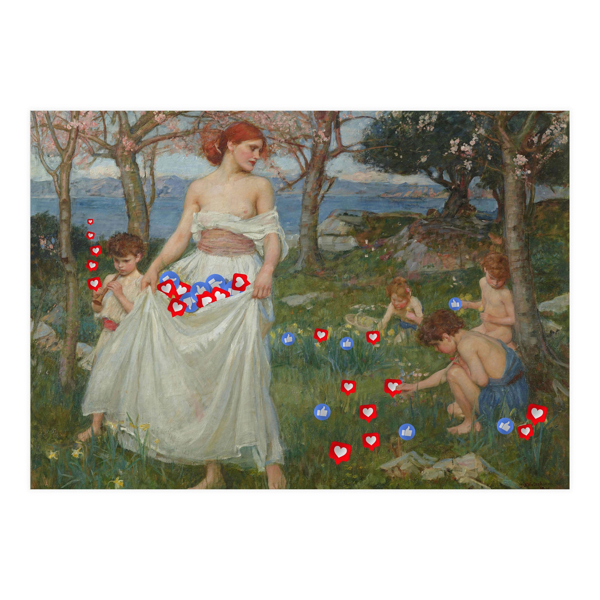 Collecting Likes (Print Only)