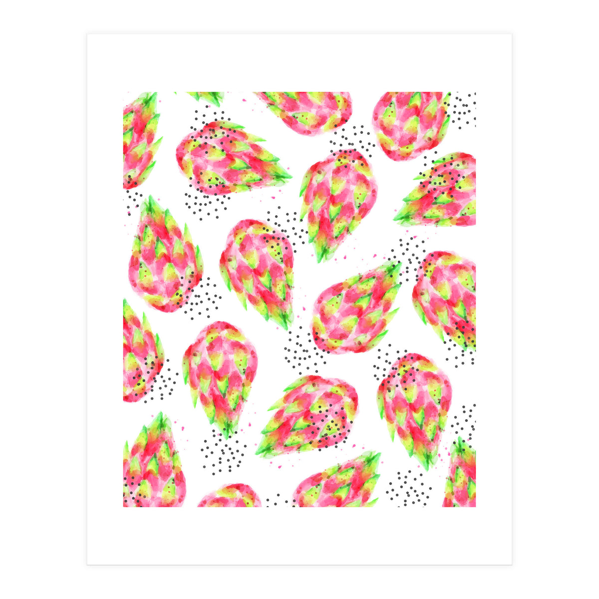 Dragon Fruit #society6 #decor #pattern (Print Only)