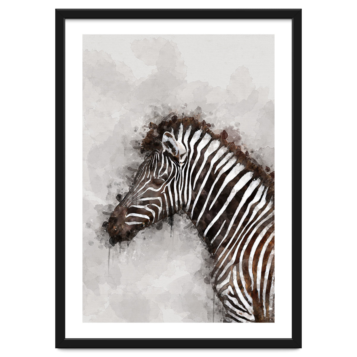 Zebra Watercolor