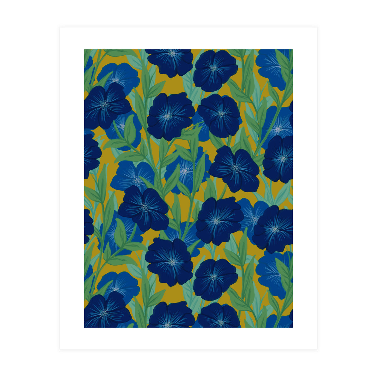 Bold Bloom Blue (Print Only)