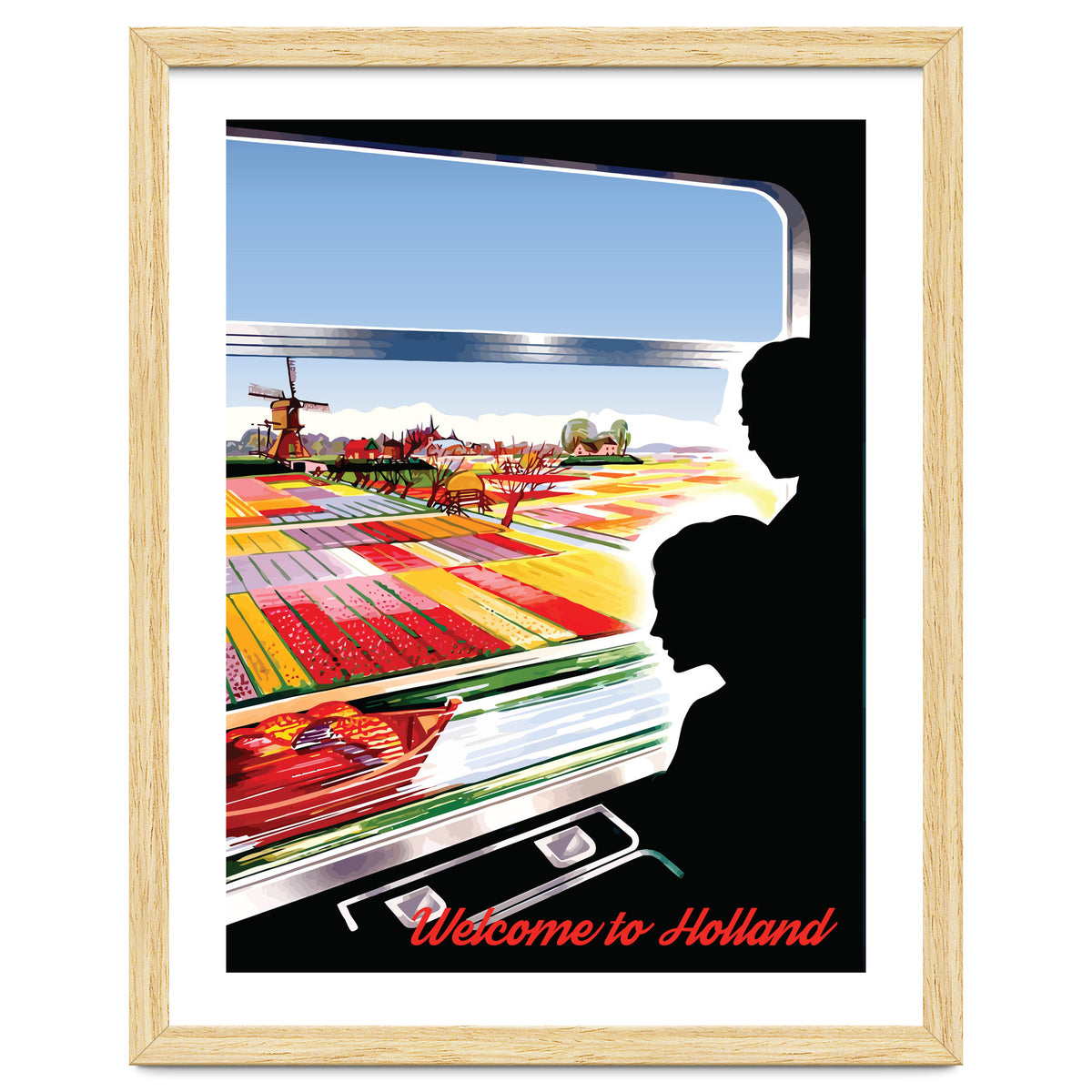 Holland, View from the Train Window