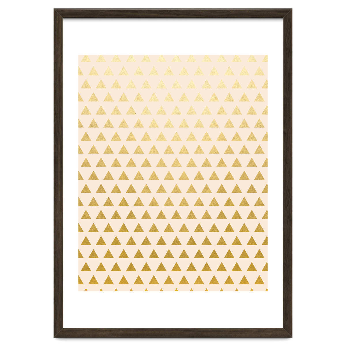 Blush + Gold Triangles #society6 #decor #buyart