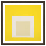 JOSEF ALBERS - HOMAGE TO THE SQUARE YELLOW WHITE thumbnail