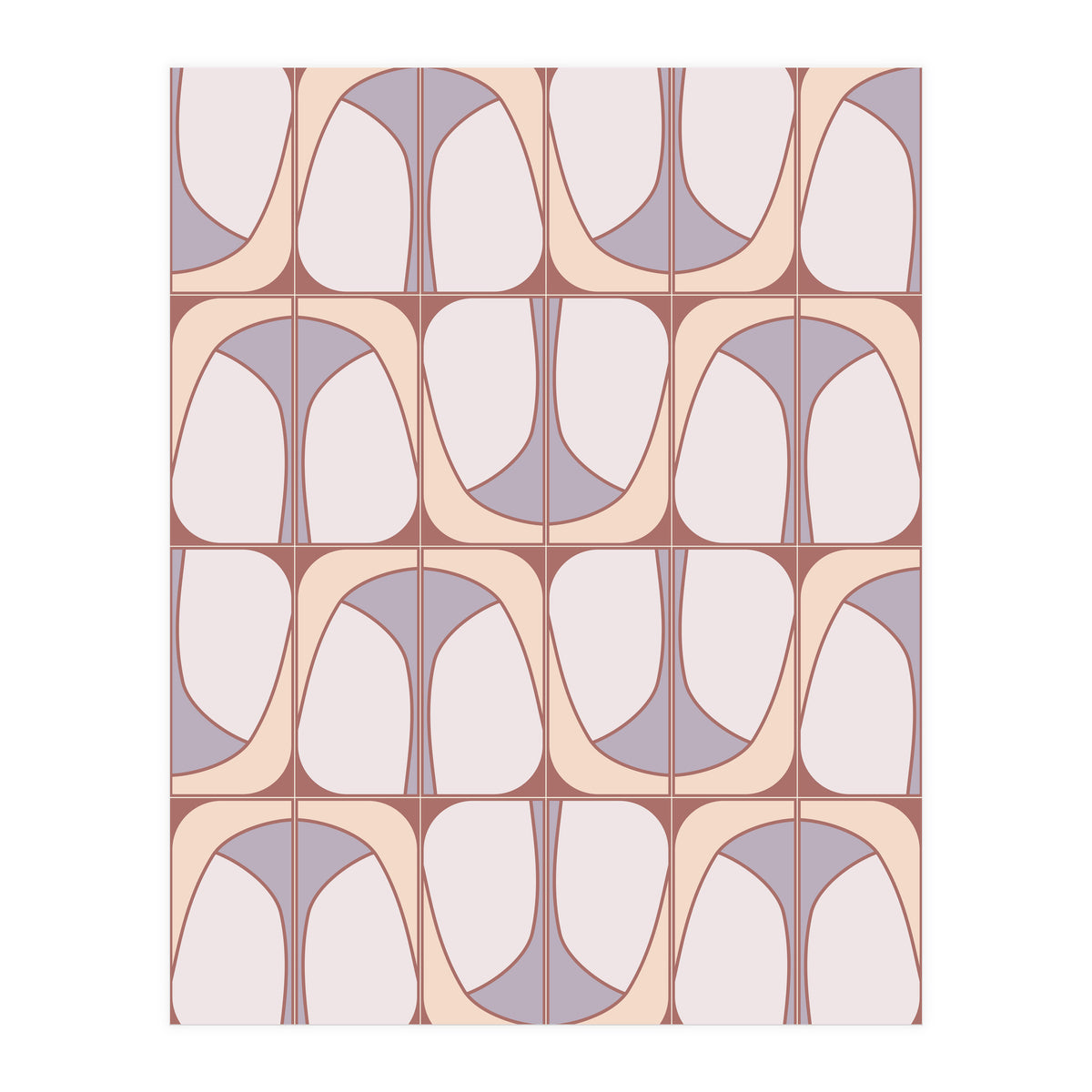 Romantic Deco Mixed Tiles (Print Only)