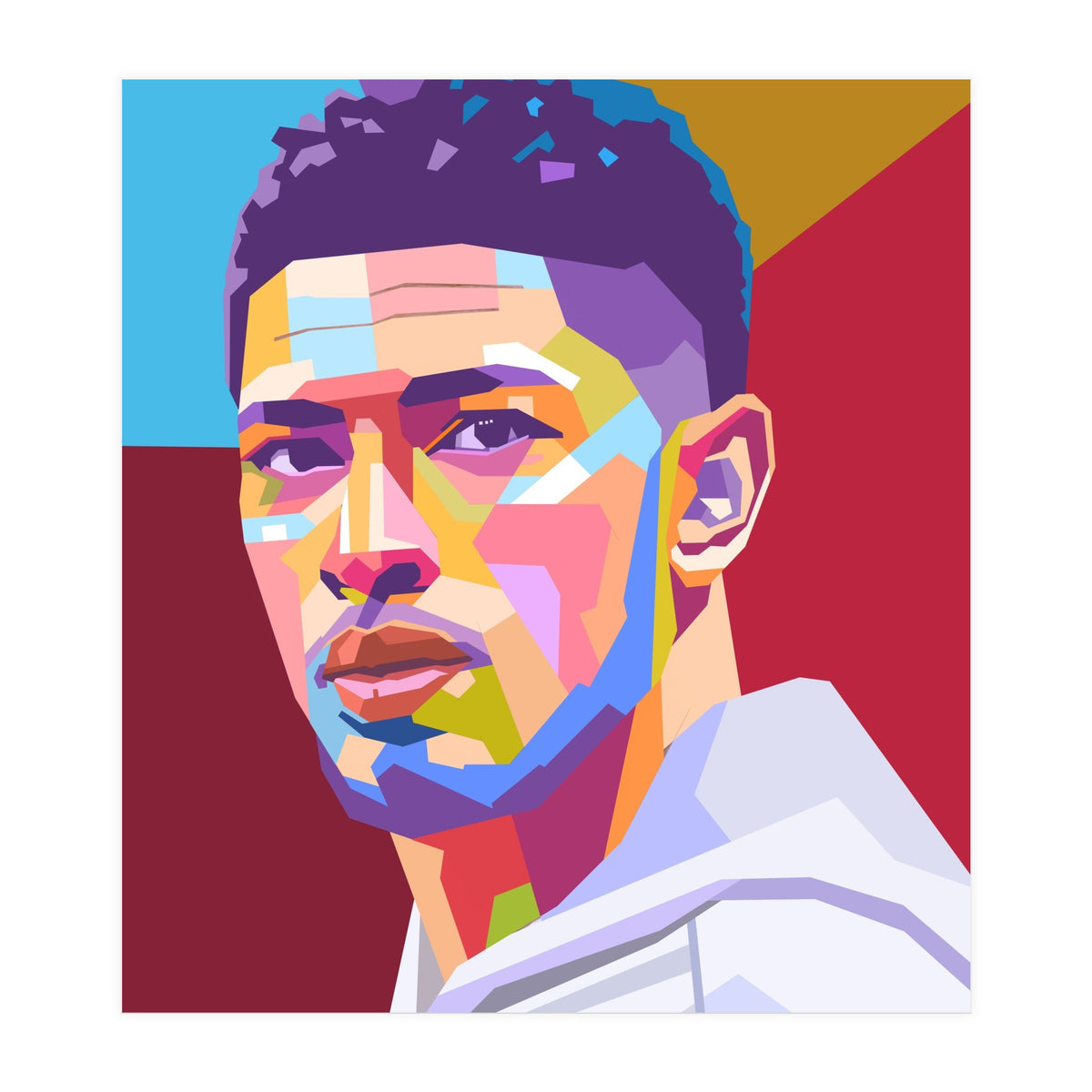 Jude Bellingham pop art portrait (Print Only)