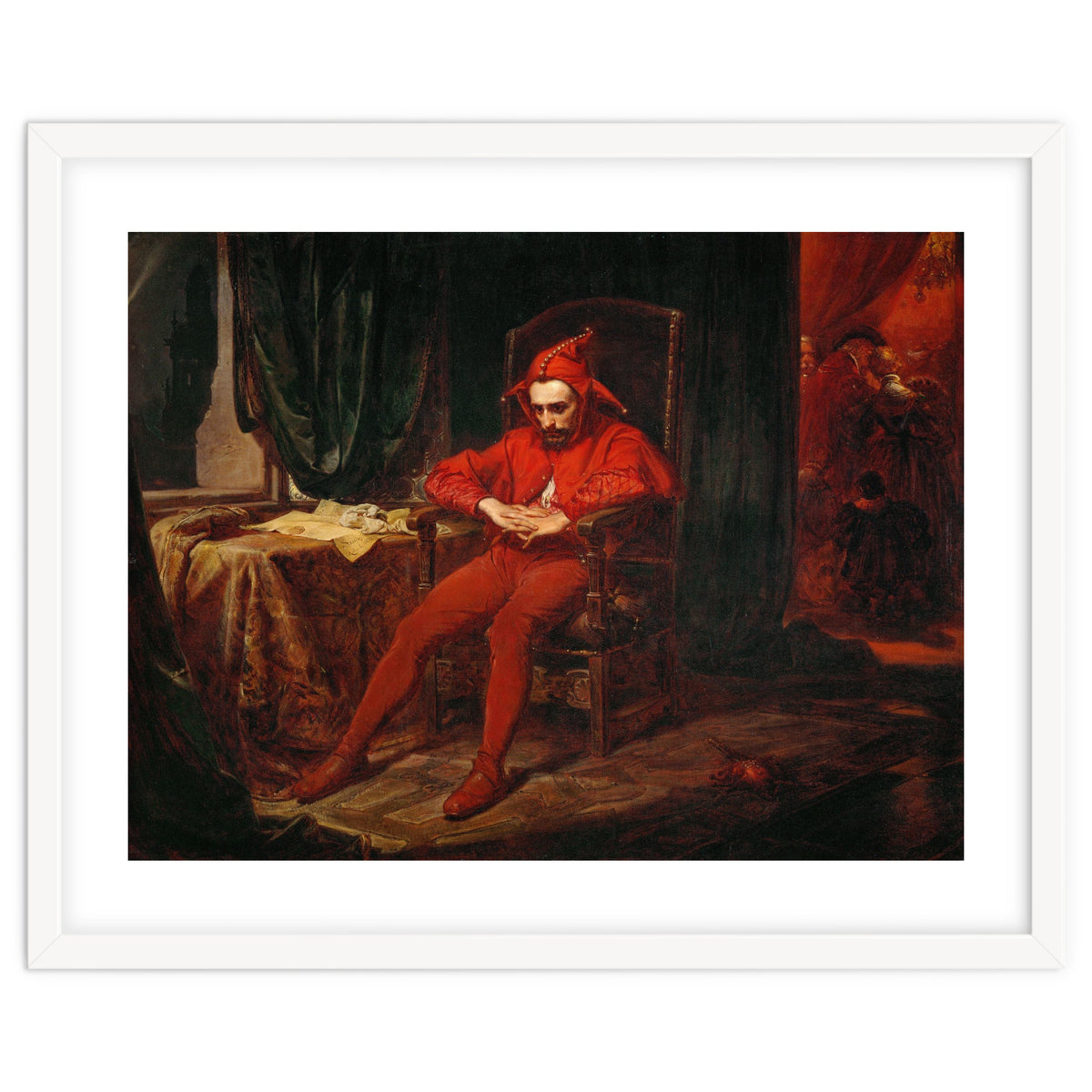 The court jester Stanczyk receives news of the loss of Smolensk (1514).