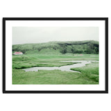 Pond and house in the middle of nowhere - Iceland thumbnail