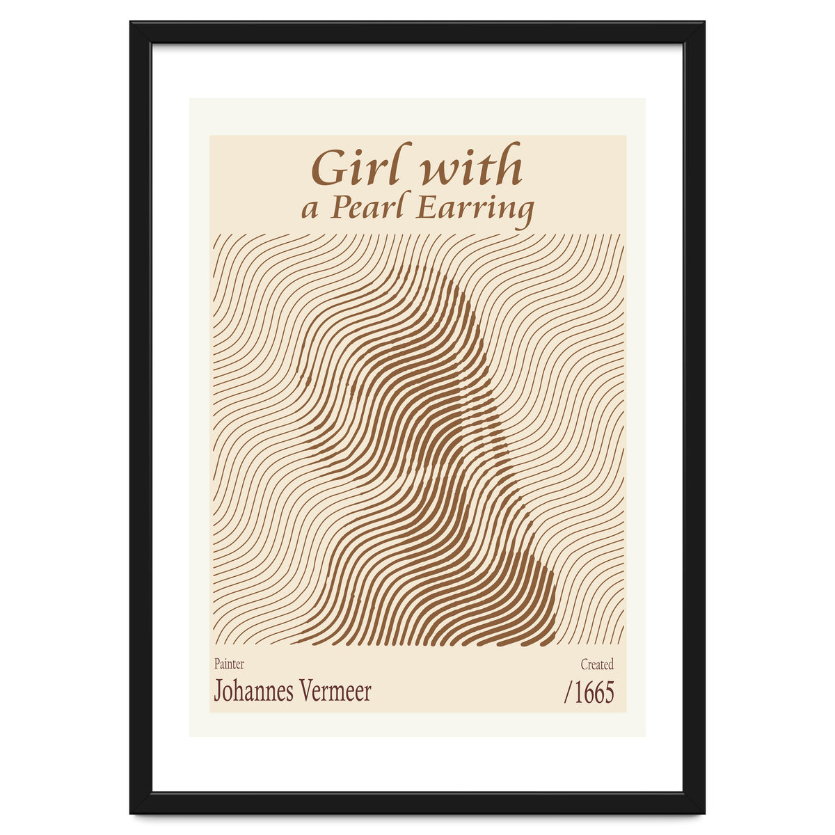 Girl With A Pearl Earring Johannes Vermeer (1665)