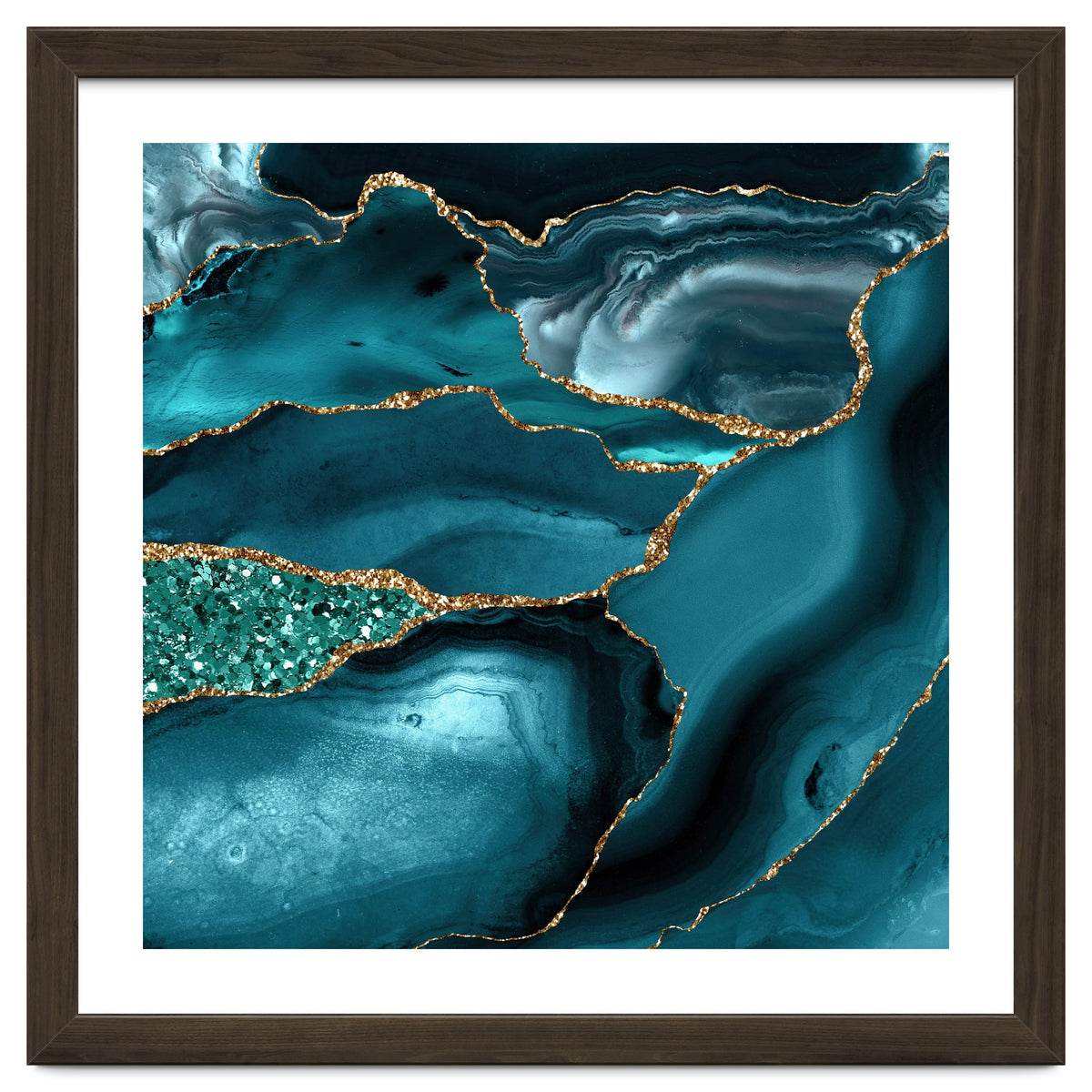 Agate Glitter Ocean Texture 10