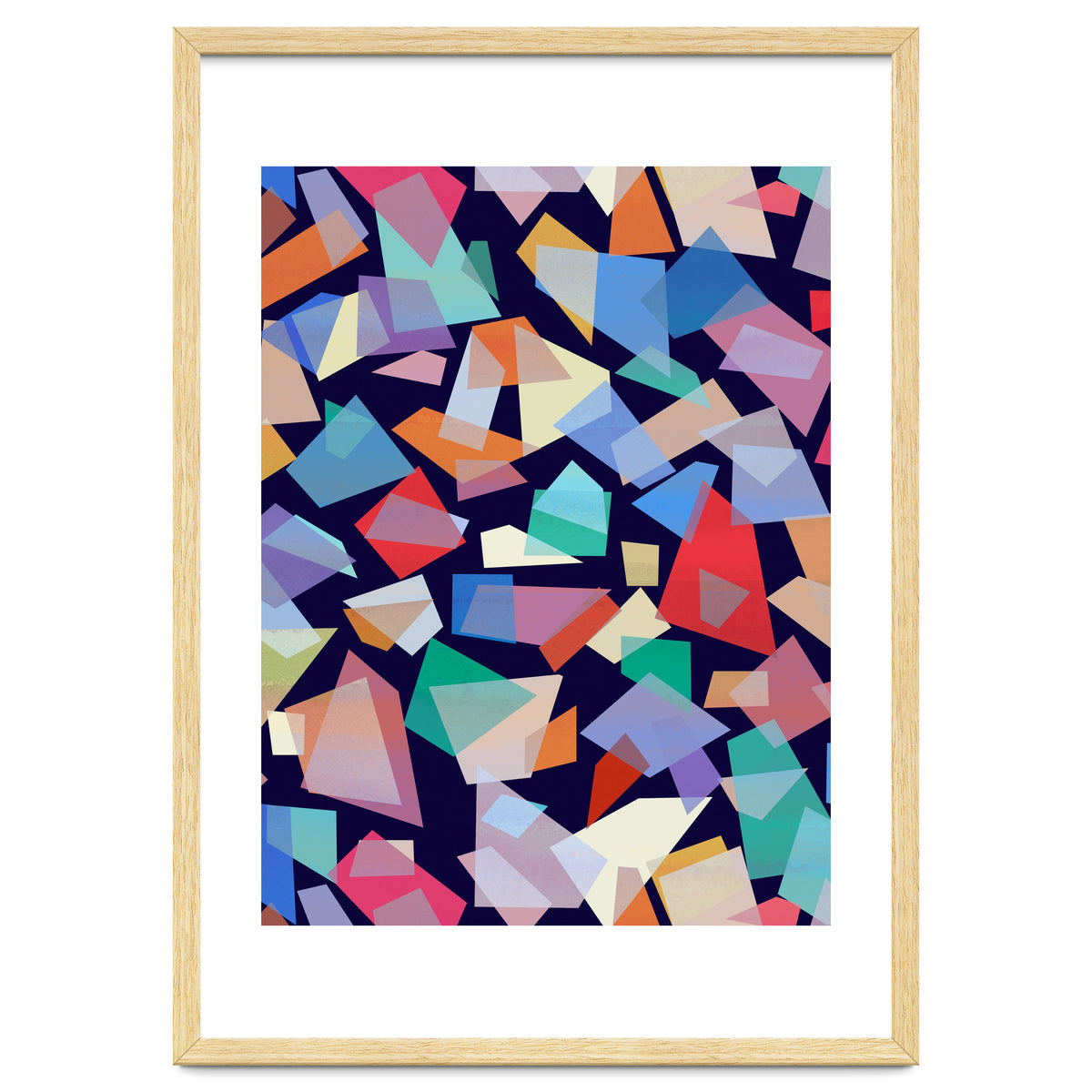 Geometric Squares Collage