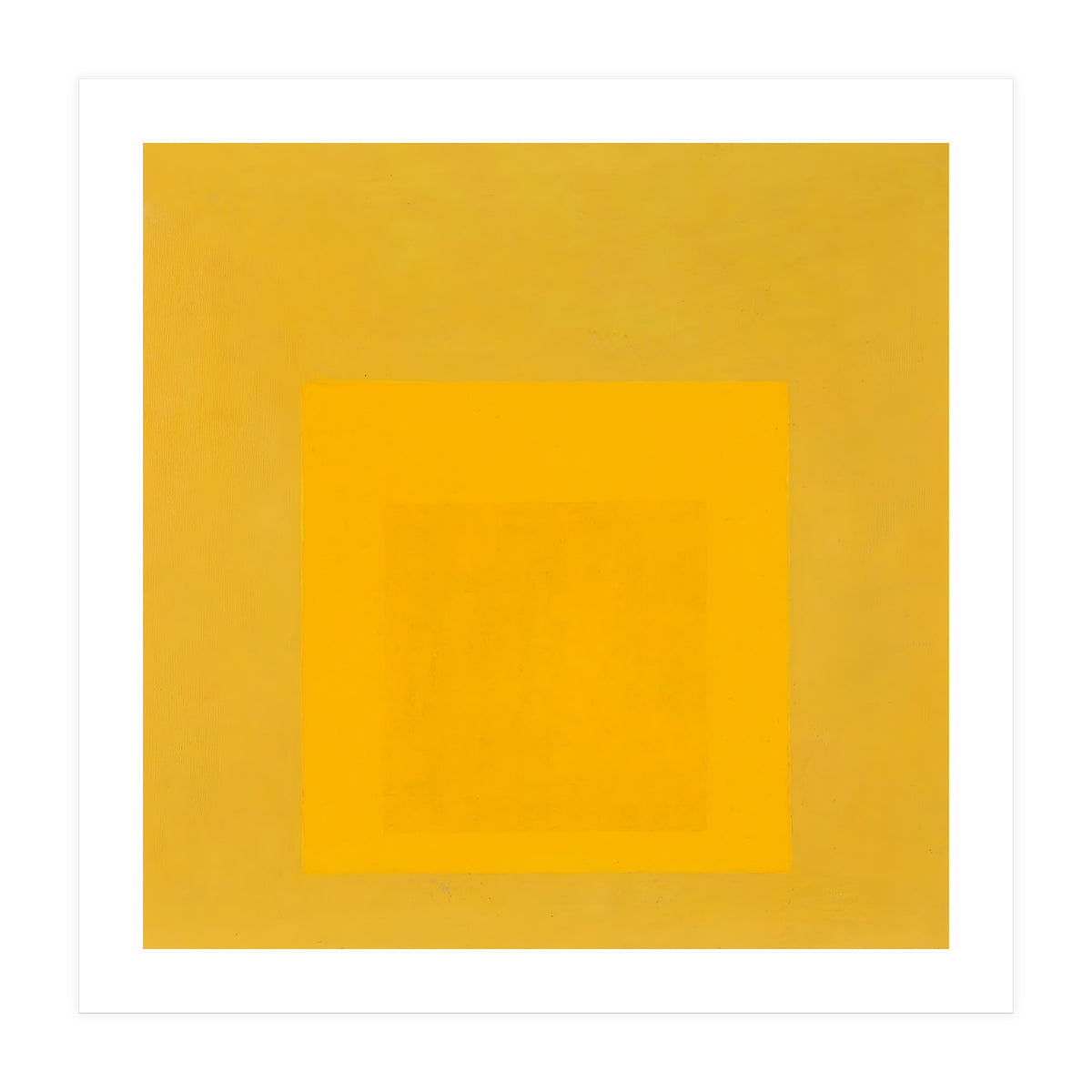JOSEF ALBERS - HOMAGE TO THE SQUARE YELLOW (Print Only)