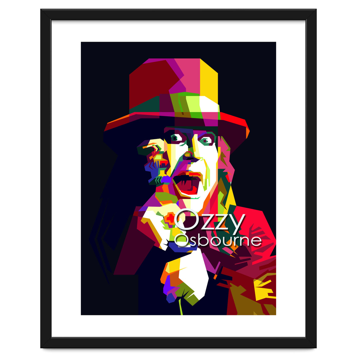 Ozzy Osbourne Metal Classic Rock Pop Art WPAP