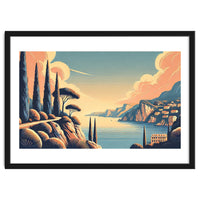 Vintage French Riviera Poster, France