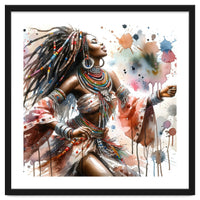 Skyward Beadwork Dancer Portrait